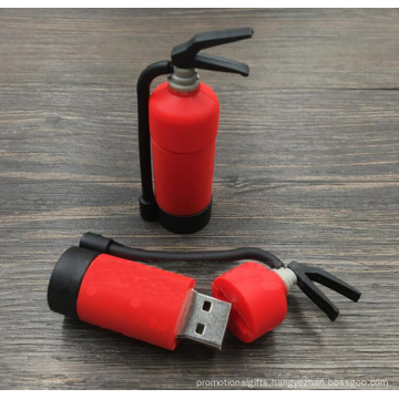 Personality shape Promotional Gift PVC USB Stick  Custom Fire Series Shape   USB Flash Drive